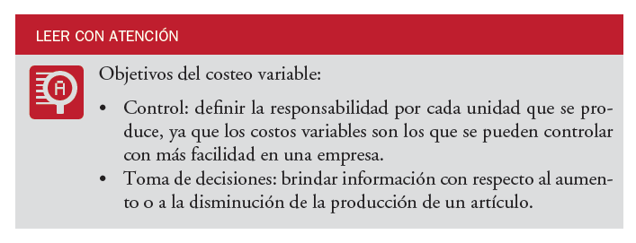 cosots varuiables reflexion 2